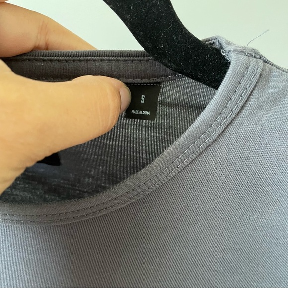 Cuts | AO Curve Hem Tee Pyca Pro Long-sleeve top Signature Fit Cast Iron Sz S - Picture 7 of 13